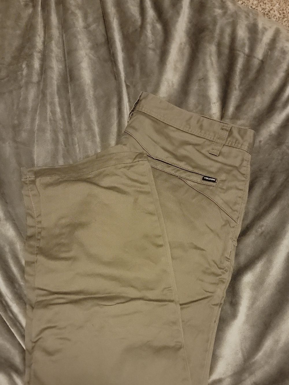 Brown Casual Volcom Pants